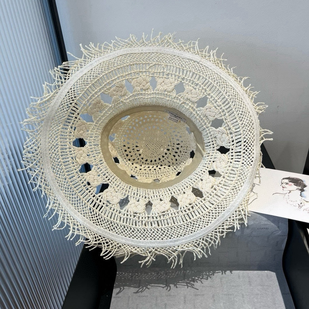 BOHEMIAN SUN HAT WHITE 673919