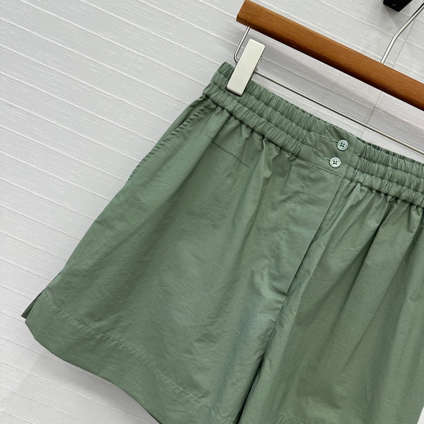 Loewe Style Khaki Cotton Shorts – Style11