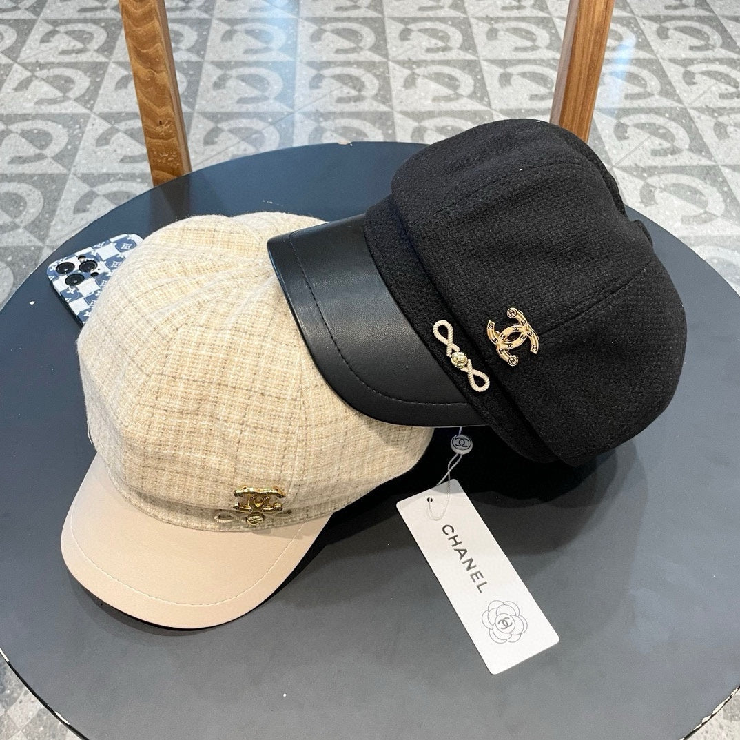 NEWSBOY CAP WHITE 430005