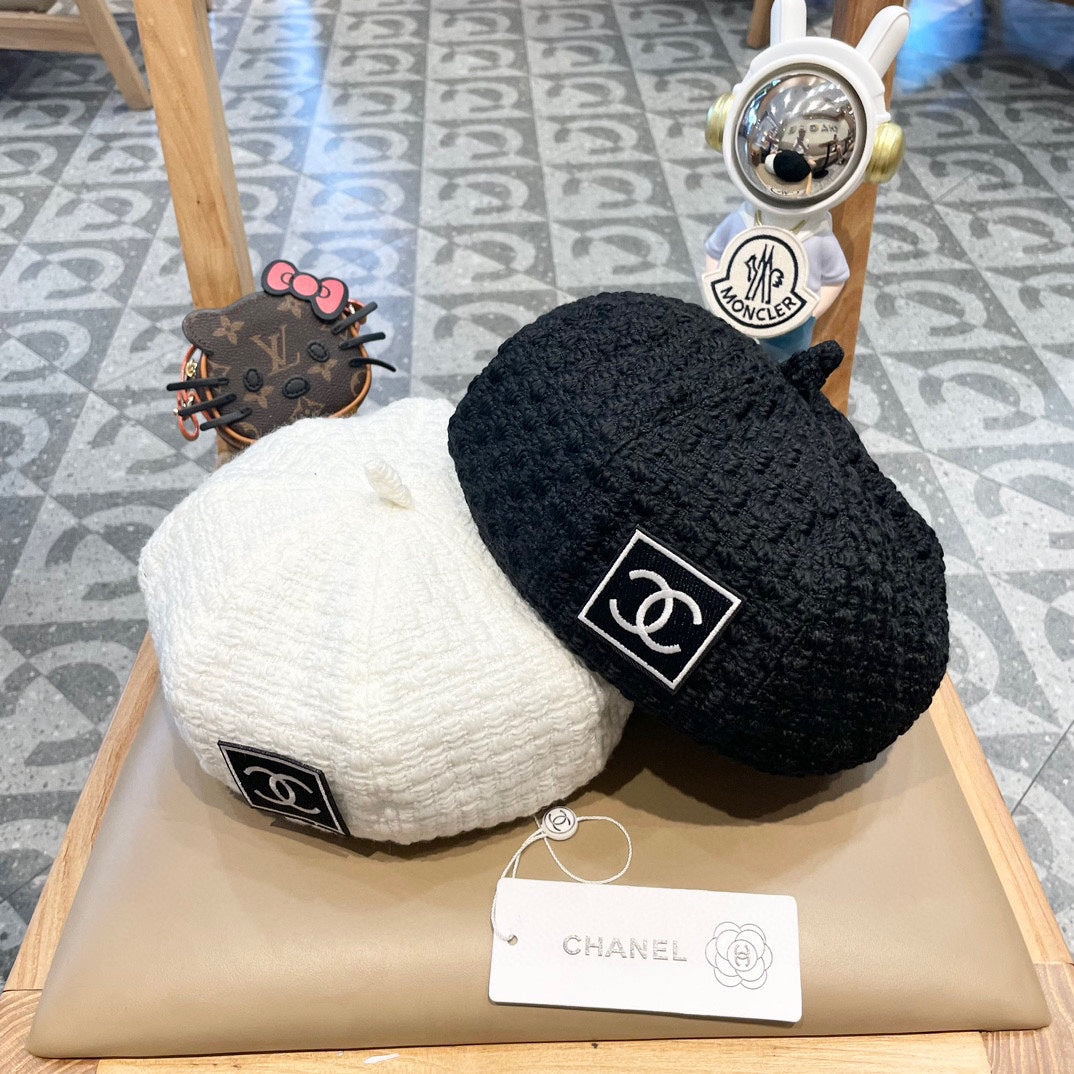 BERET HAT BLACK 431752