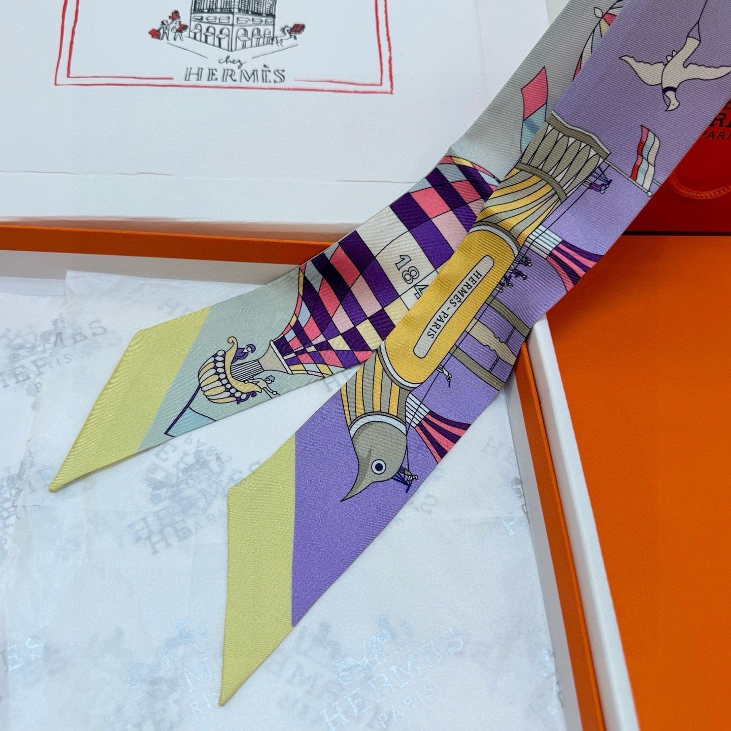 HERMES 25S NECKERCHIEF 86 IN SILK 991549