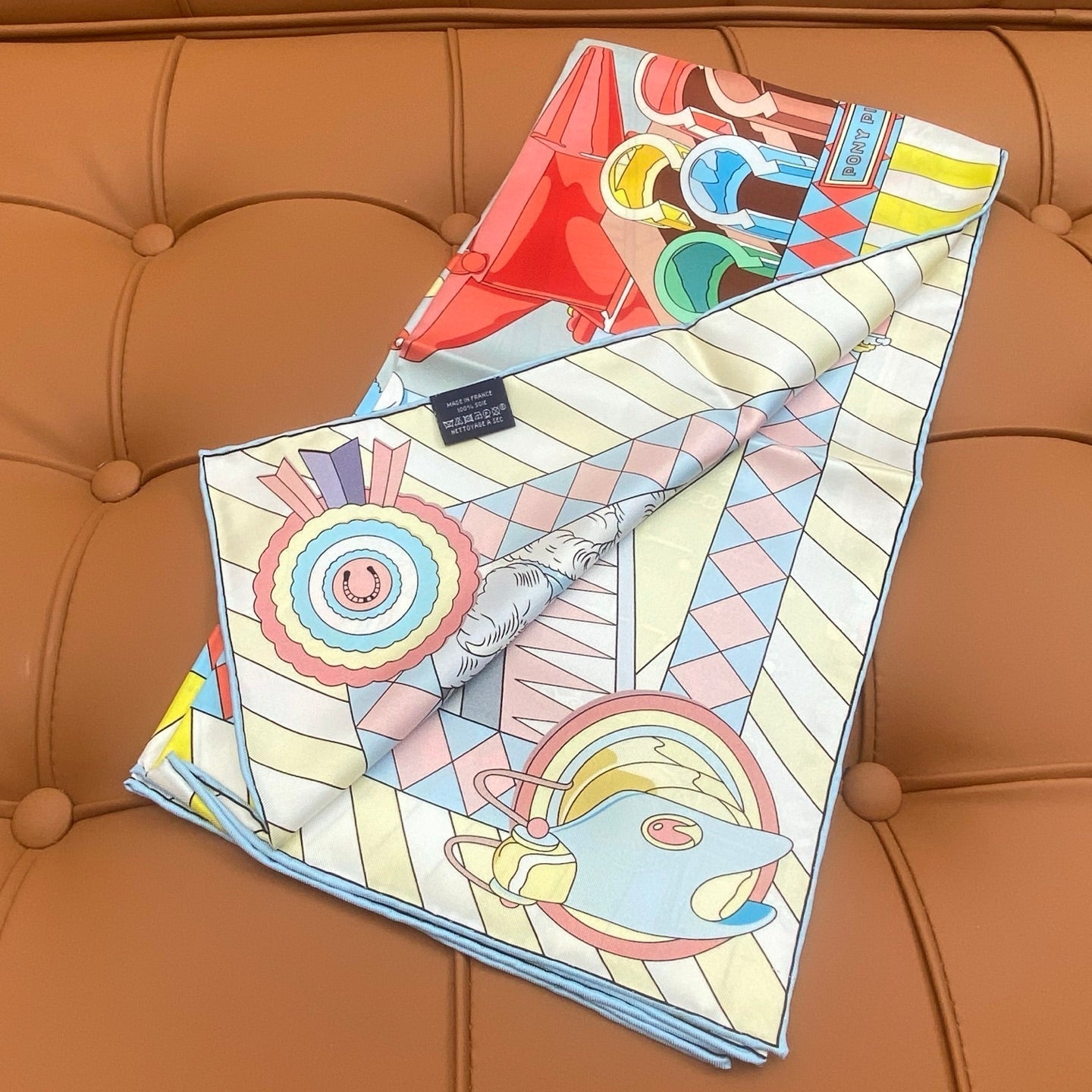 HERMES 25S SCARF 90 IN SILK 718487