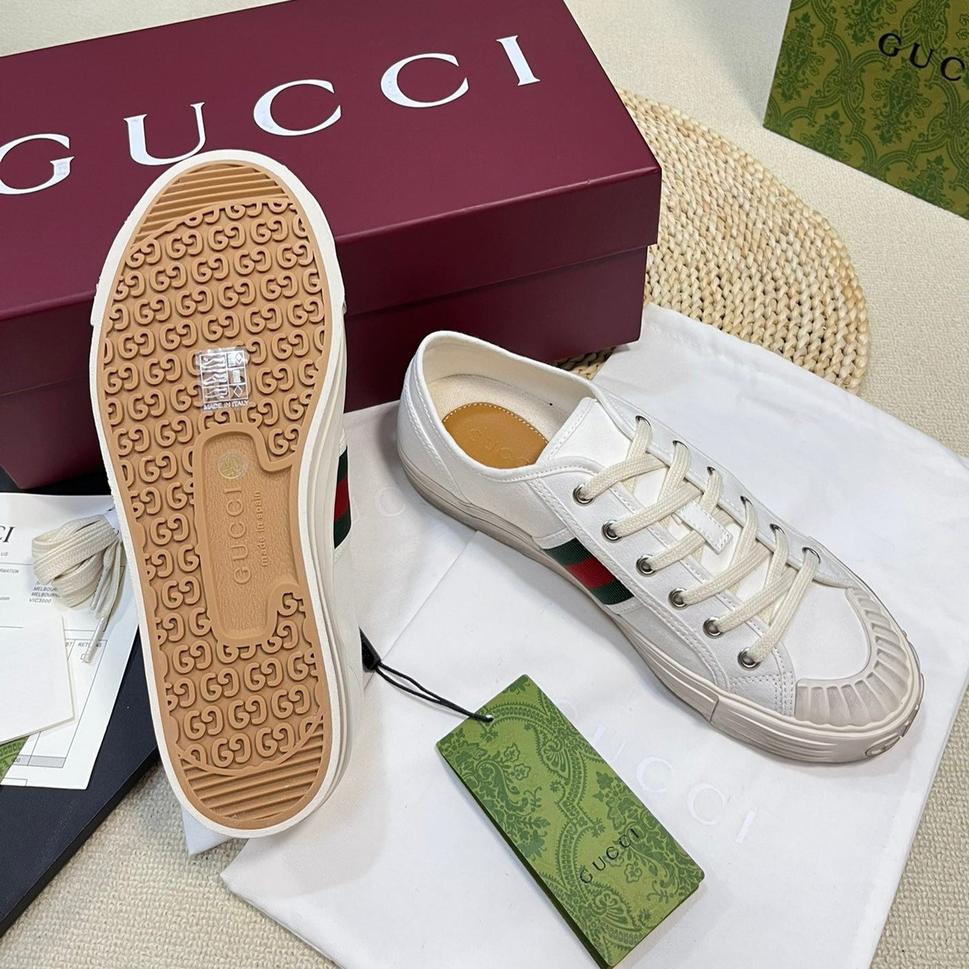 GG Sneaker Julio Canvas Sneakers White