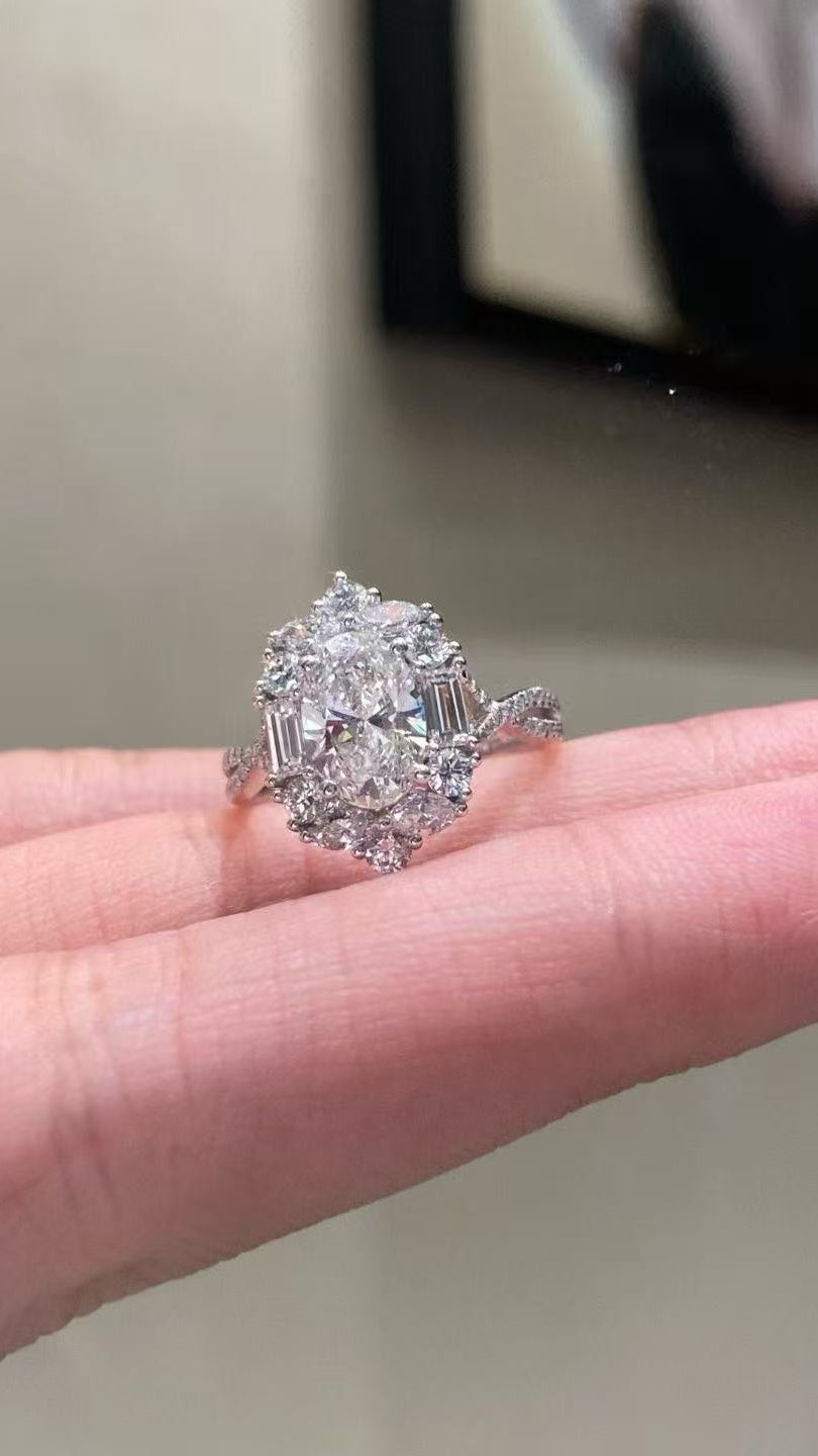 1.00ct Lab-Grown Diamond Style-Lolita| IGI Certified | PT950 Platinum