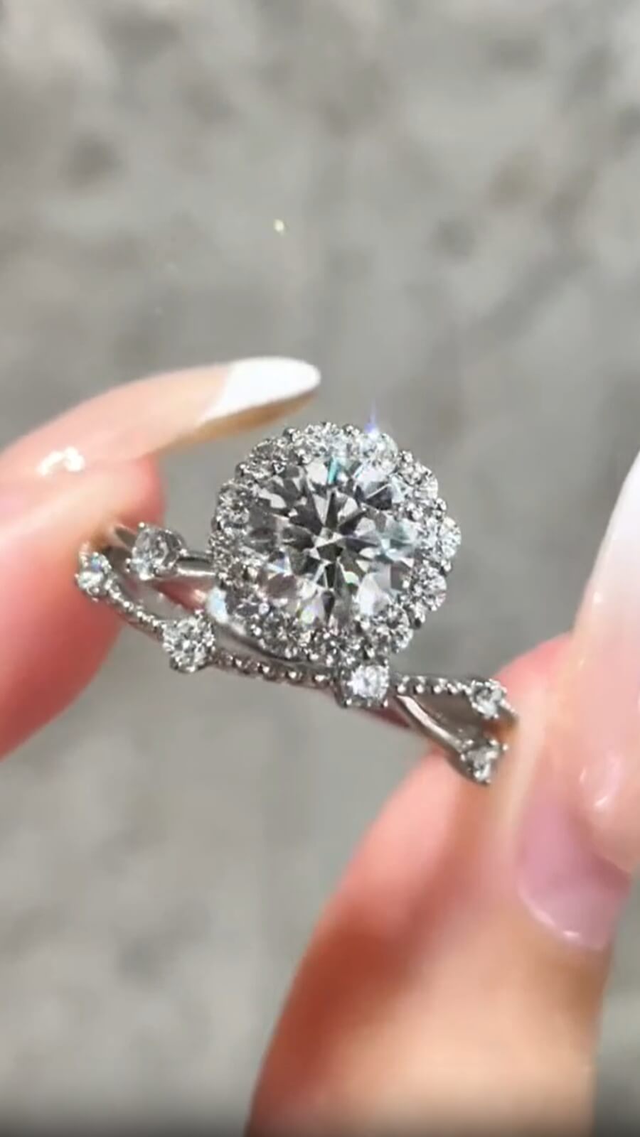 1.00ct Lab-Grown Diamond Style-Star World| IGI Certified | PT950 Platinum