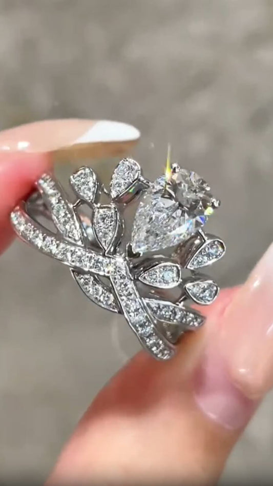 1.00ct Lab-Grown Diamond Style-Wings| IGI Certified | PT950 Platinum
