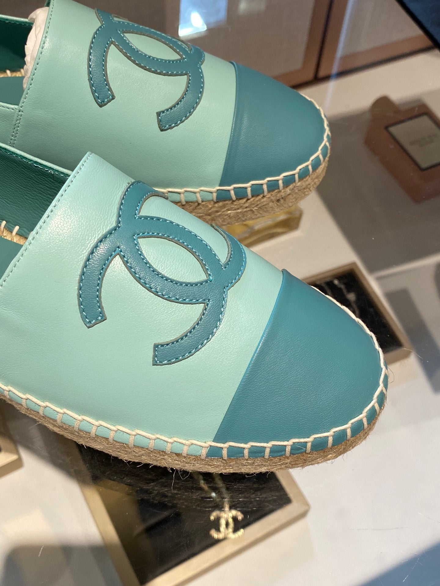 ESPADRILLES SKY BLUE LAMBSKIN