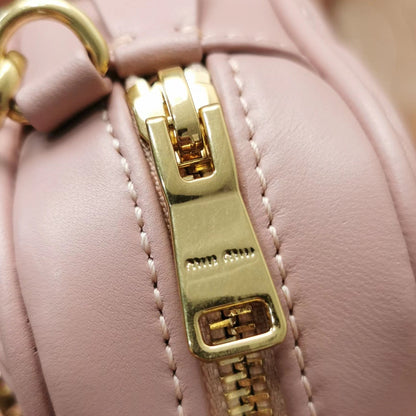 TOO PRETTY 17 HANDBAG IN LIGHT PINK LAMBSKIN