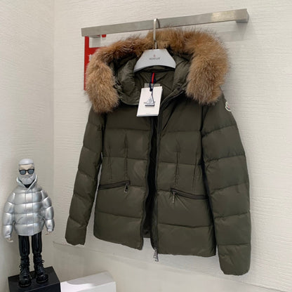 Moncler Style Women’s Short Hooded Down Puffer Coat – Style 129