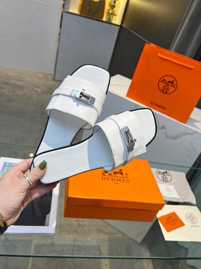 Giulia Sandal White Calfskin