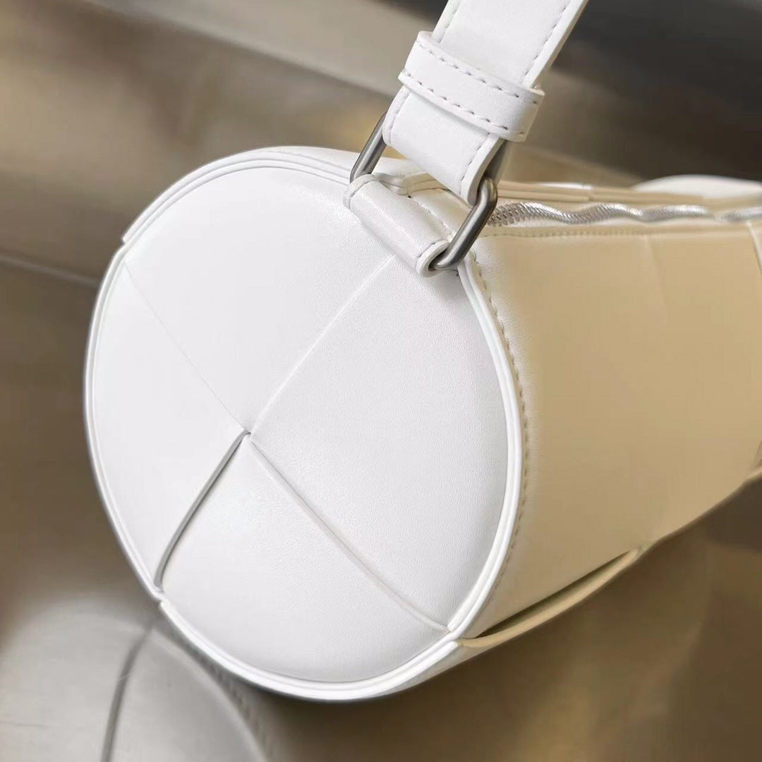 CYLINDER CASSETTE 30 IN WHITE CALFSKIN