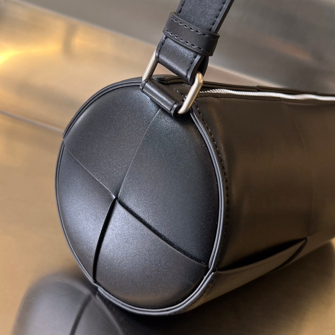 CYLINDER CASSETTE 30 IN BLACK CALFSKIN