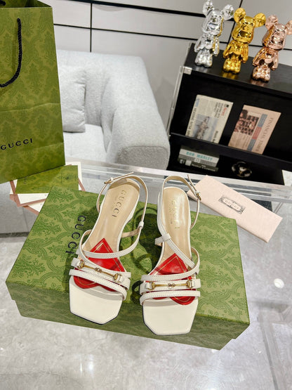 HIGH HEEL 65MM IN WHITE CALFSKIN WITH RED HEART