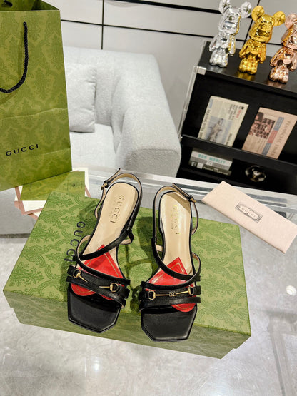 HIGH HEEL 65MM IN BLACK CALFSKIN WITH RED HEART