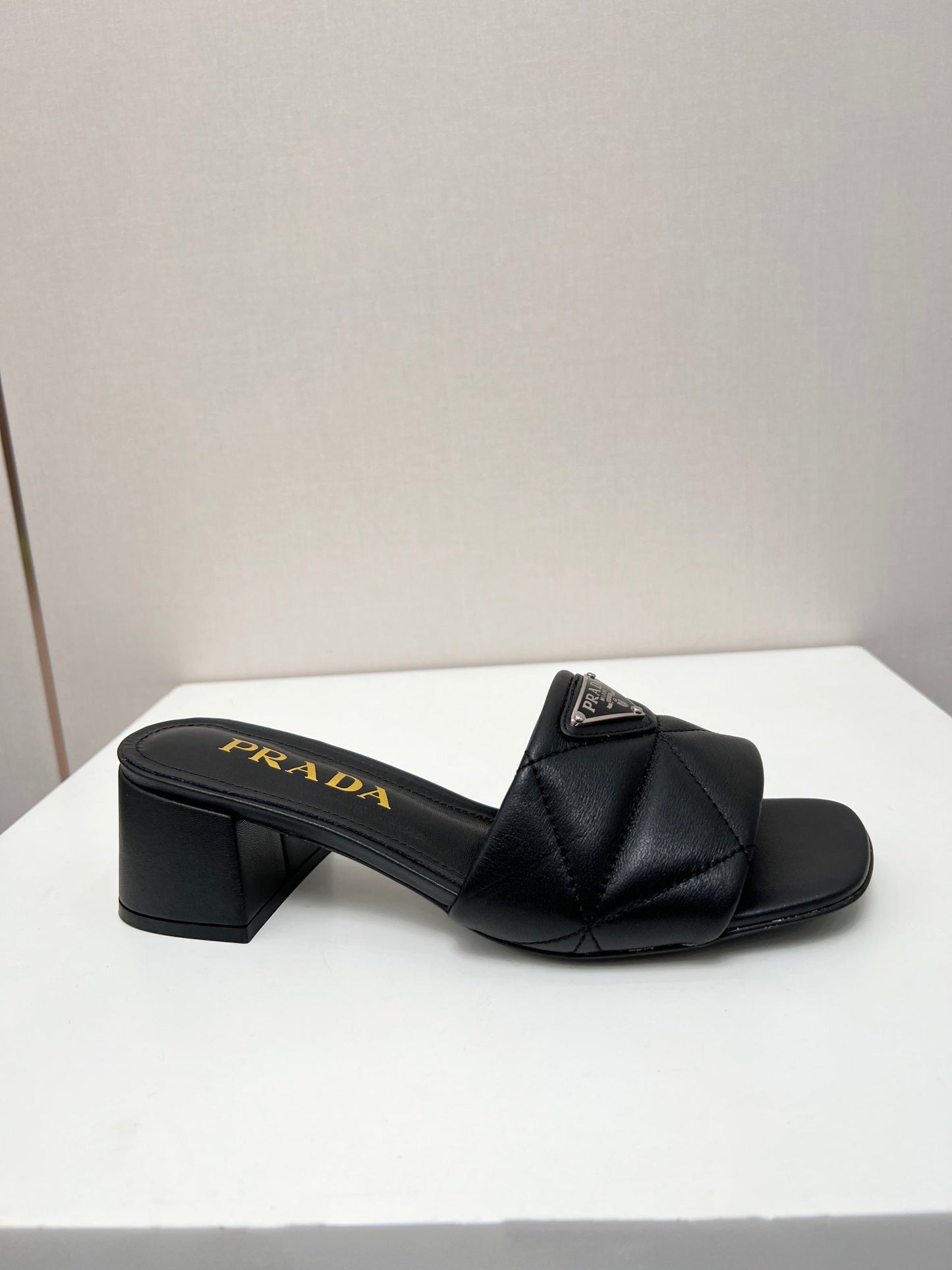 PRA EMBROIDERED SANDALS 45 BLACK LAMBSKIN