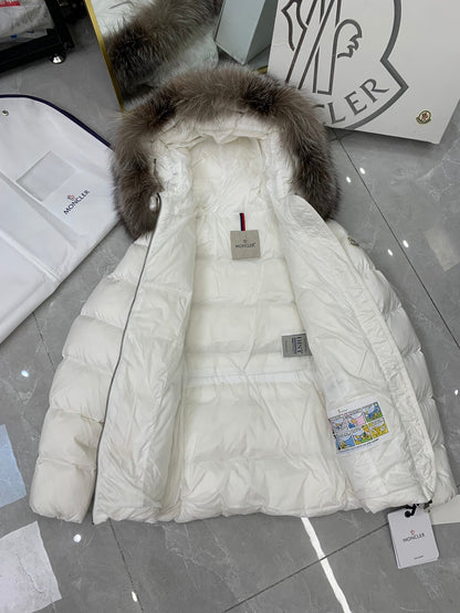 Moncler Style Women’s Hooded Down Puffer Coat – Style 126