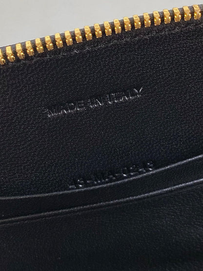 SIGNATURE 18 OVAL BAG IN BLACK CALFSKIN