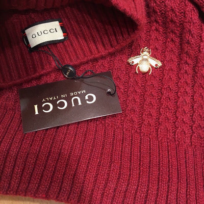 SET SCARF AND HAT IN JAM RED WOOL 945022