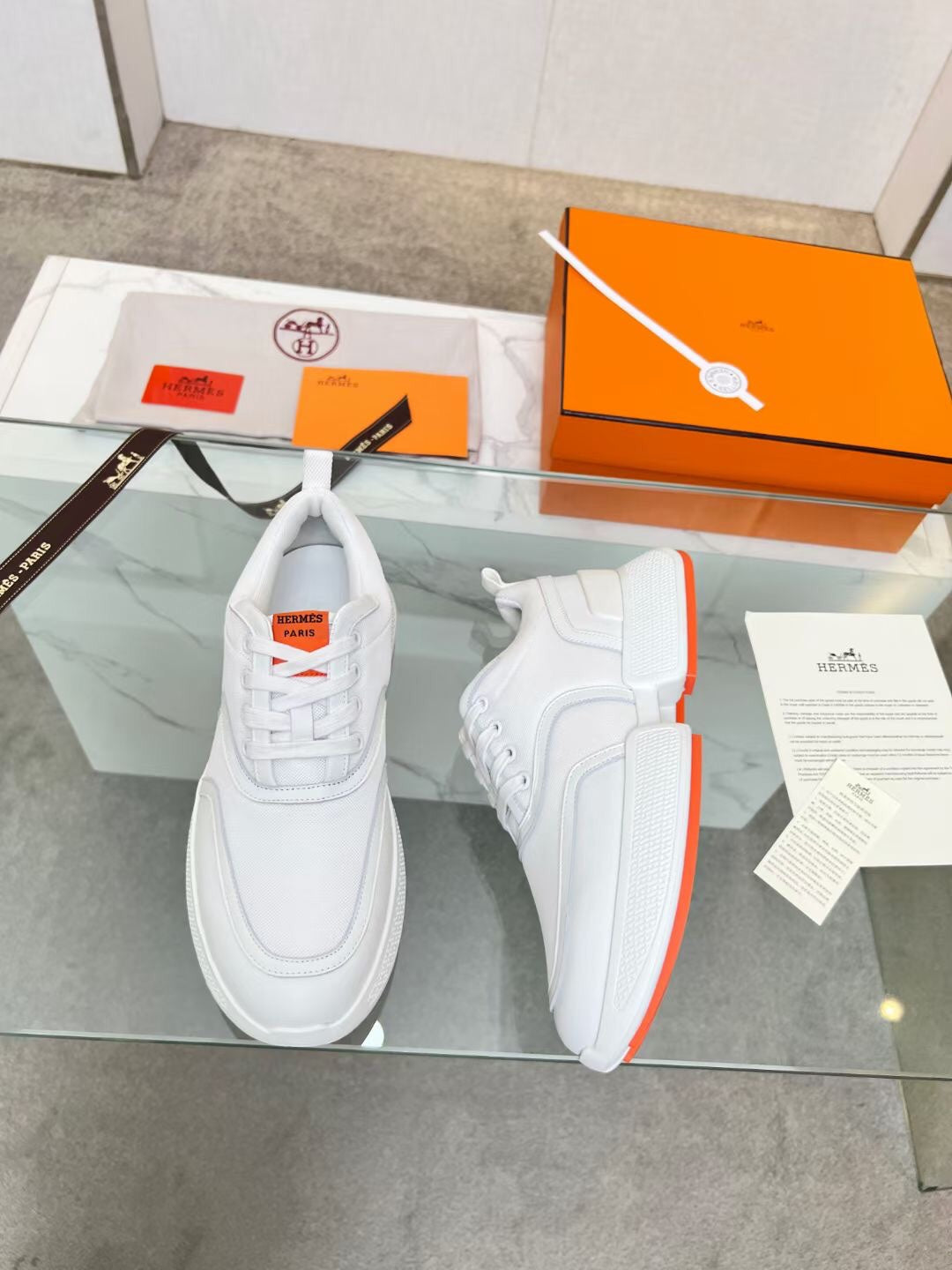 GIGA SNEAKER WHITE CALFSKIN