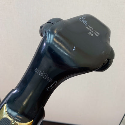 BALMAIN 25S ANKLE STRAP HIGH HEEL 95MM IN BLACK CALFSKIN