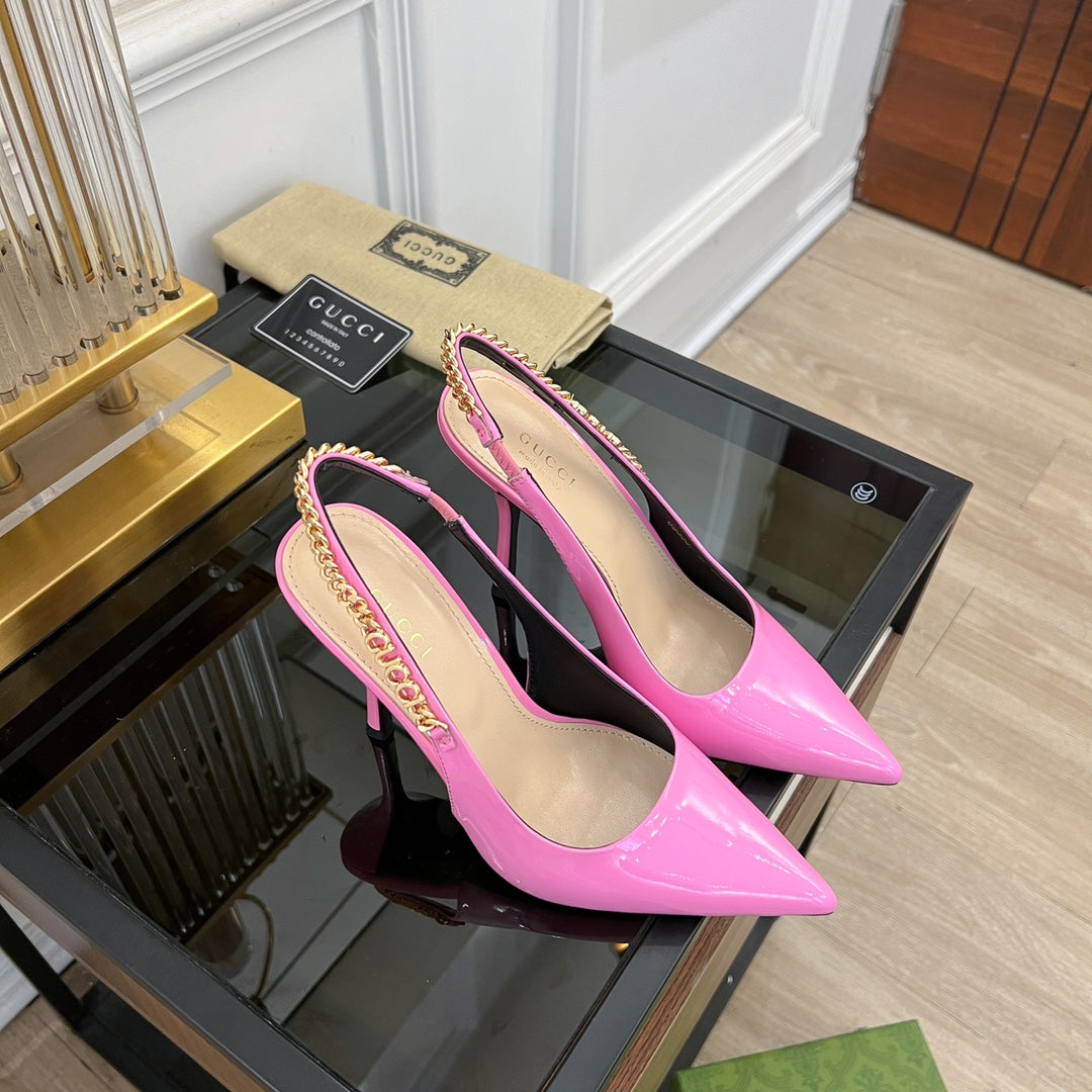 GG SIGNORIA SLINGBACK PUMP TAFFY LAMBSKIN