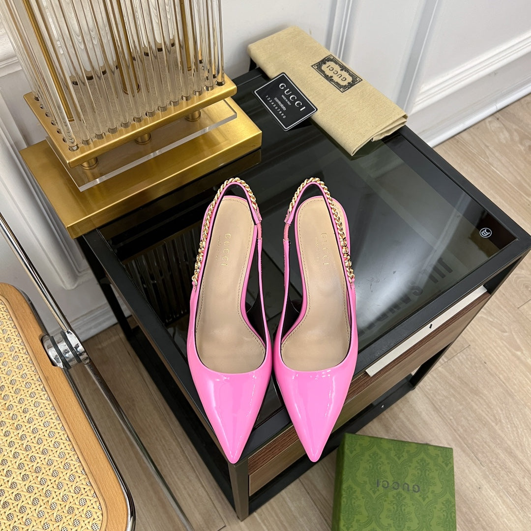 GG SIGNORIA SLINGBACK PUMP TAFFY LAMBSKIN