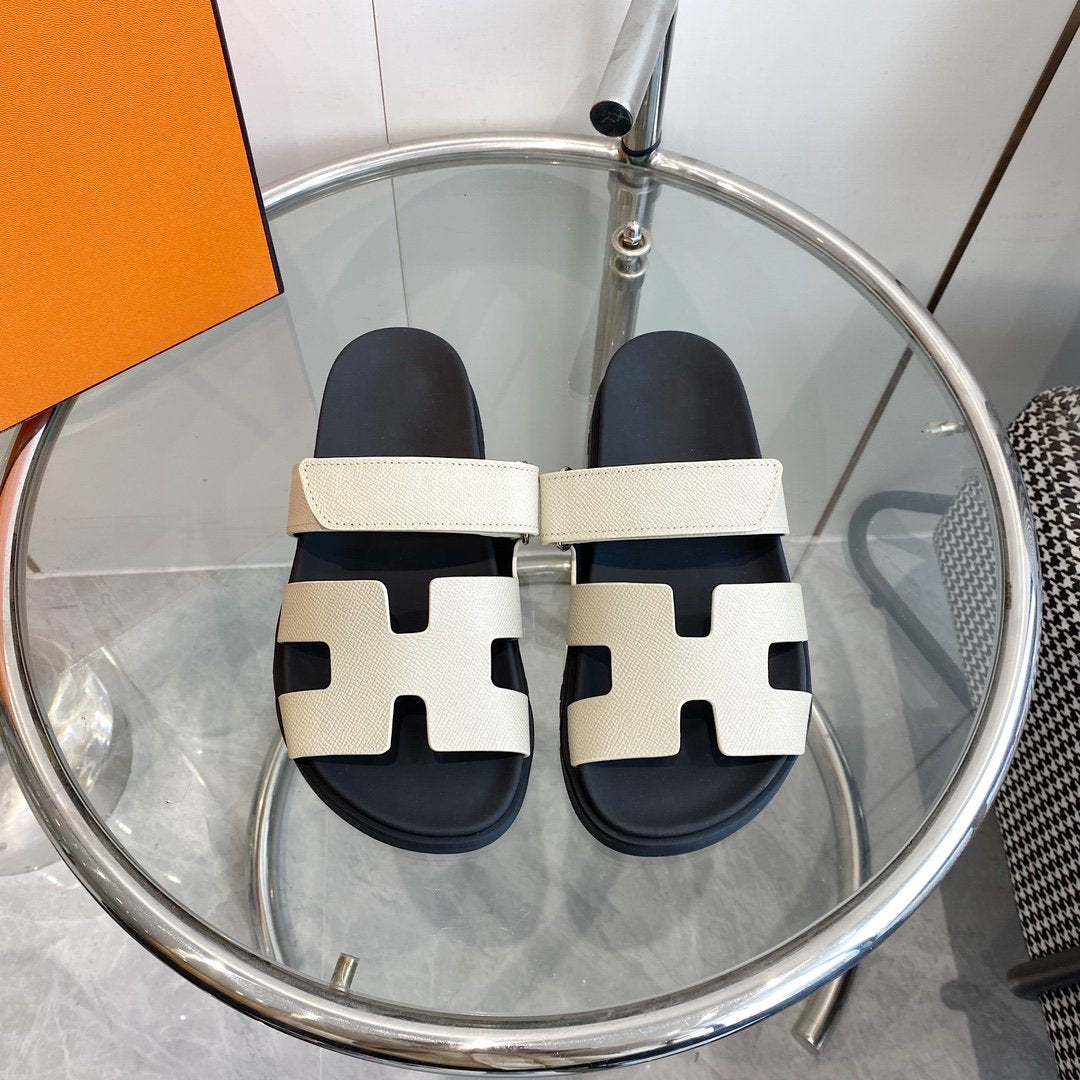 CHYPRE EPSOM Sandal white Leather