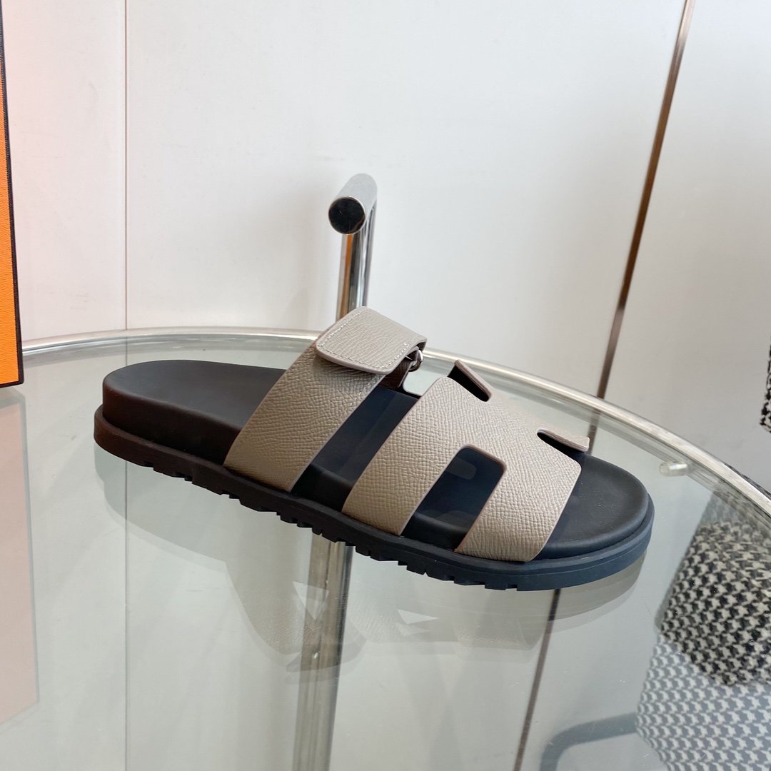 CHYPRE EPSOM Sandal gray Leather