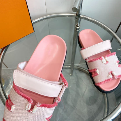 Chypre Techno Sandal Pink Leather