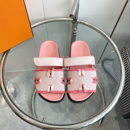 Chypre Techno Sandal Pink Leather