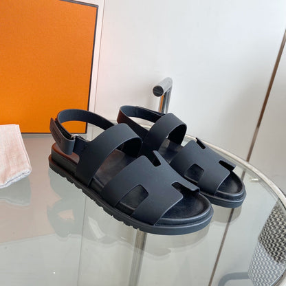 Genius Sandal Black Leather