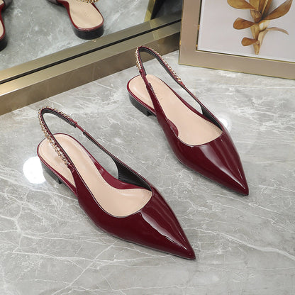GG  Signoria Ballet Flat red wine