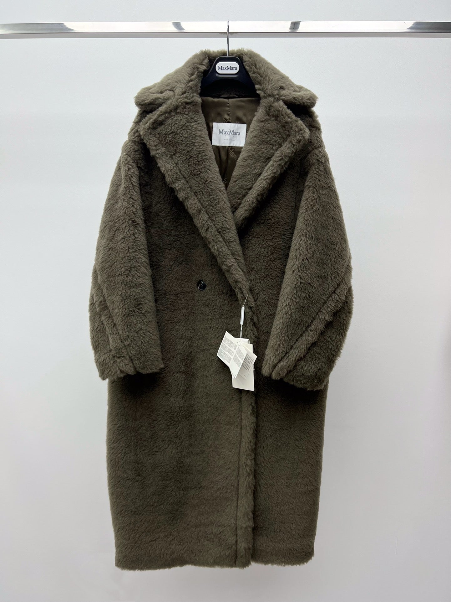 Women’s Max Mara Style Long Teddy Bear Coat – Style 111