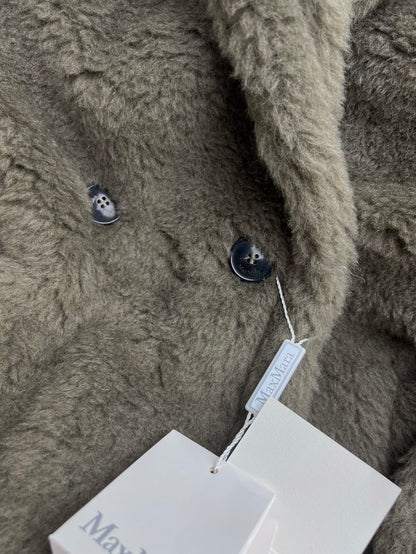 Women’s Max Mara Style Long Teddy Bear Coat – Style 111