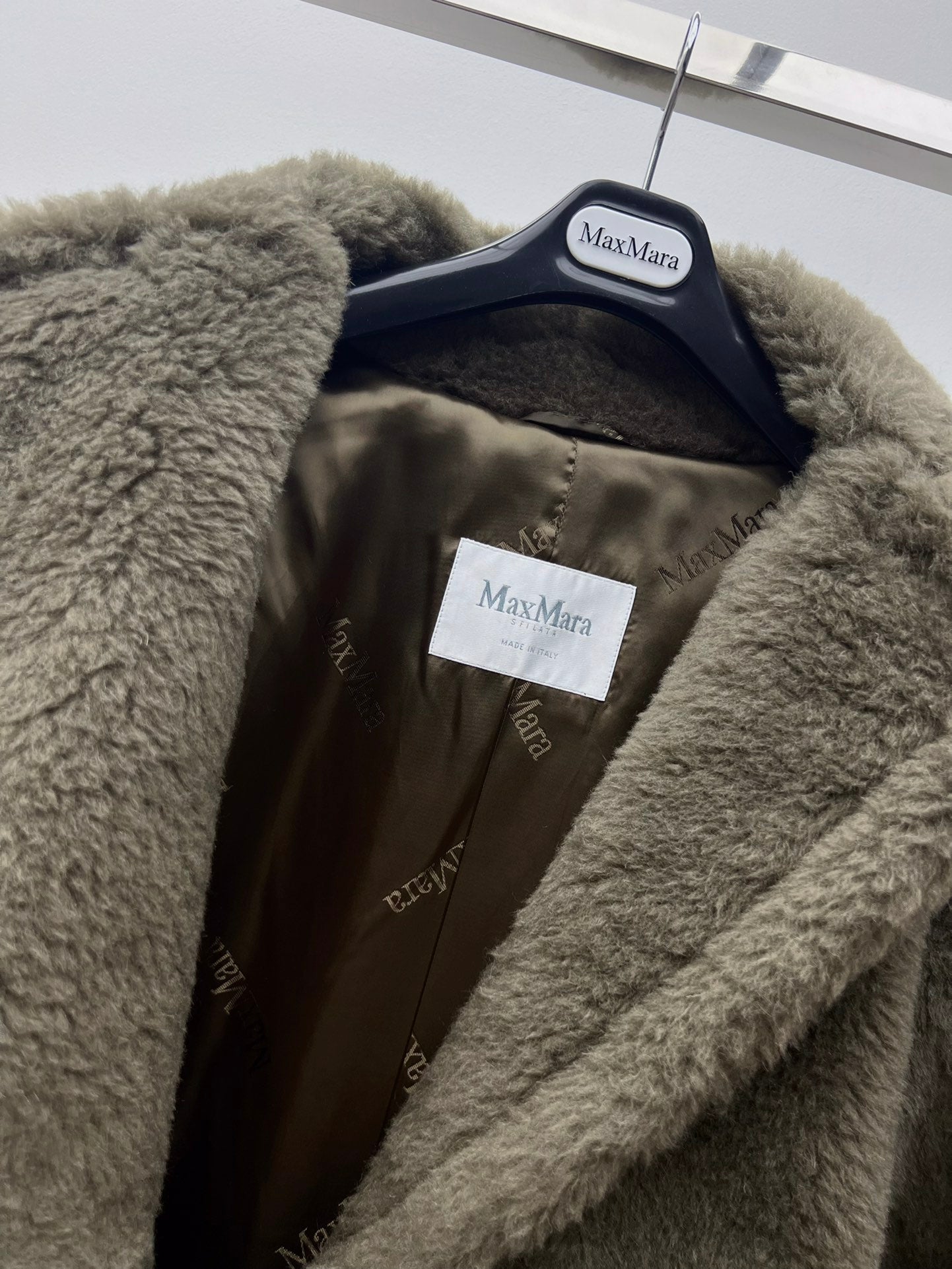 Women’s Max Mara Style Long Teddy Bear Coat – Style 111