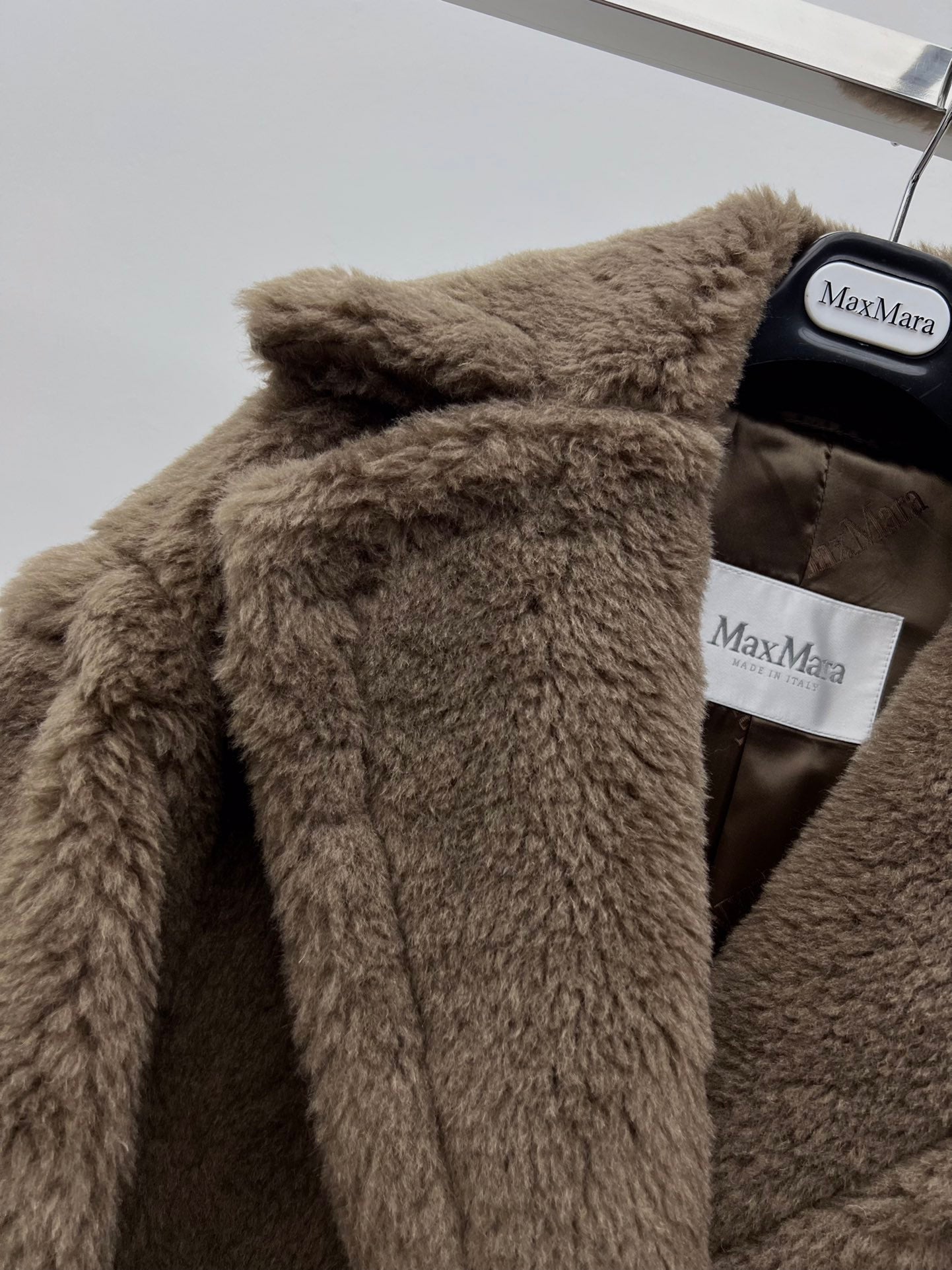 Women’s Max Mara Style Long Teddy Bear Coat – Style 112