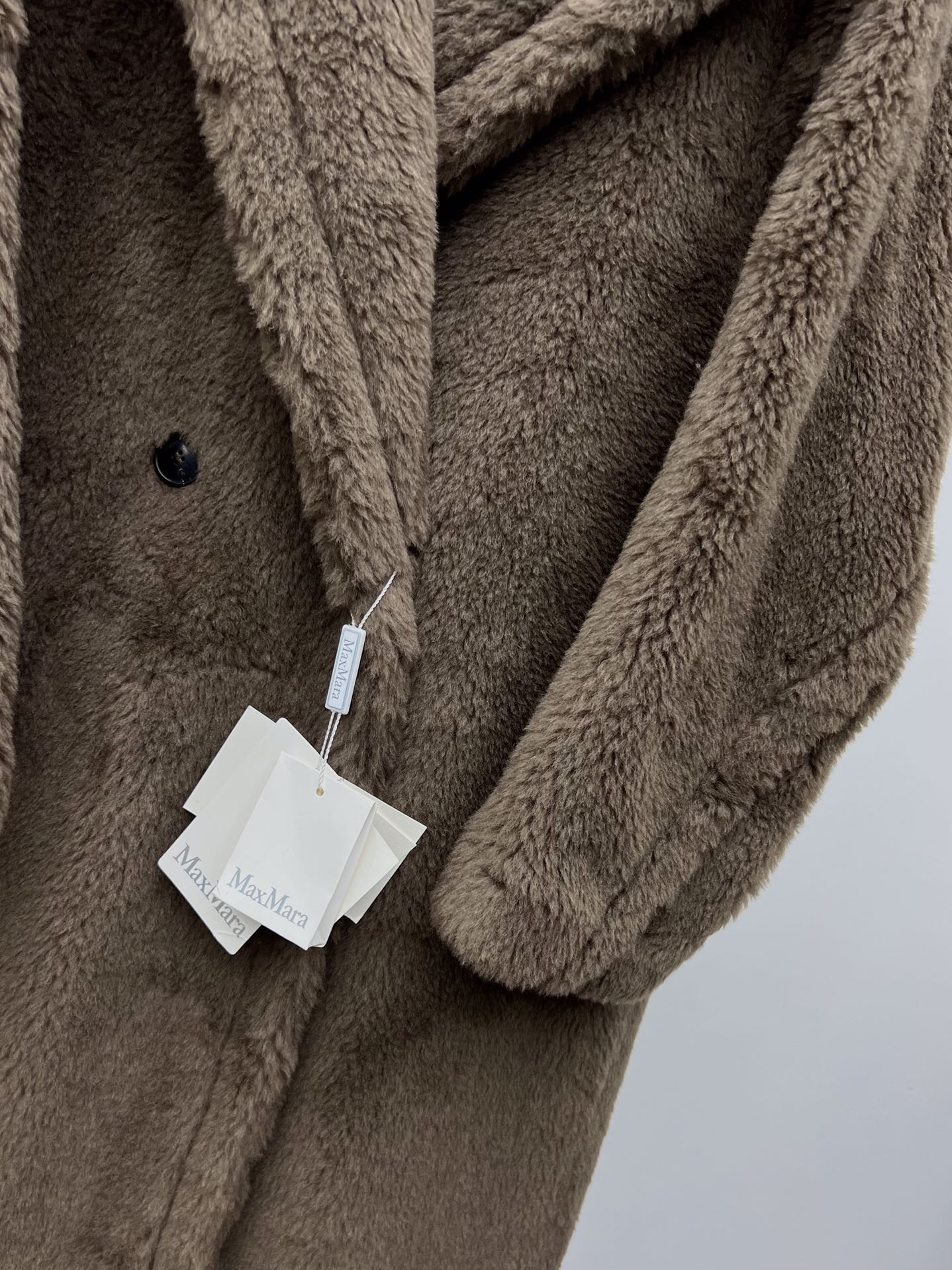 Women’s Max Mara Style Long Teddy Bear Coat – Style 112