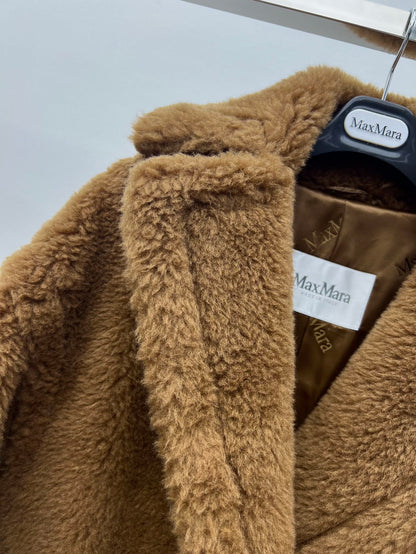 Women’s Max Mara Style Long Teddy Bear Coat – Style 113