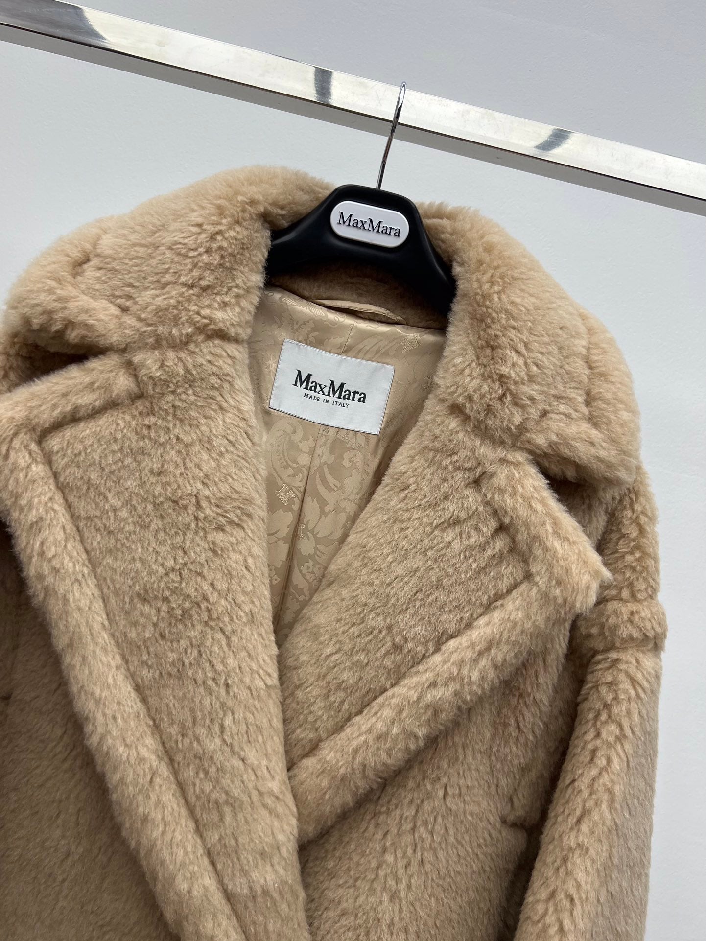 Women’s Max Mara Style Long Teddy Bear Coat – Style 114