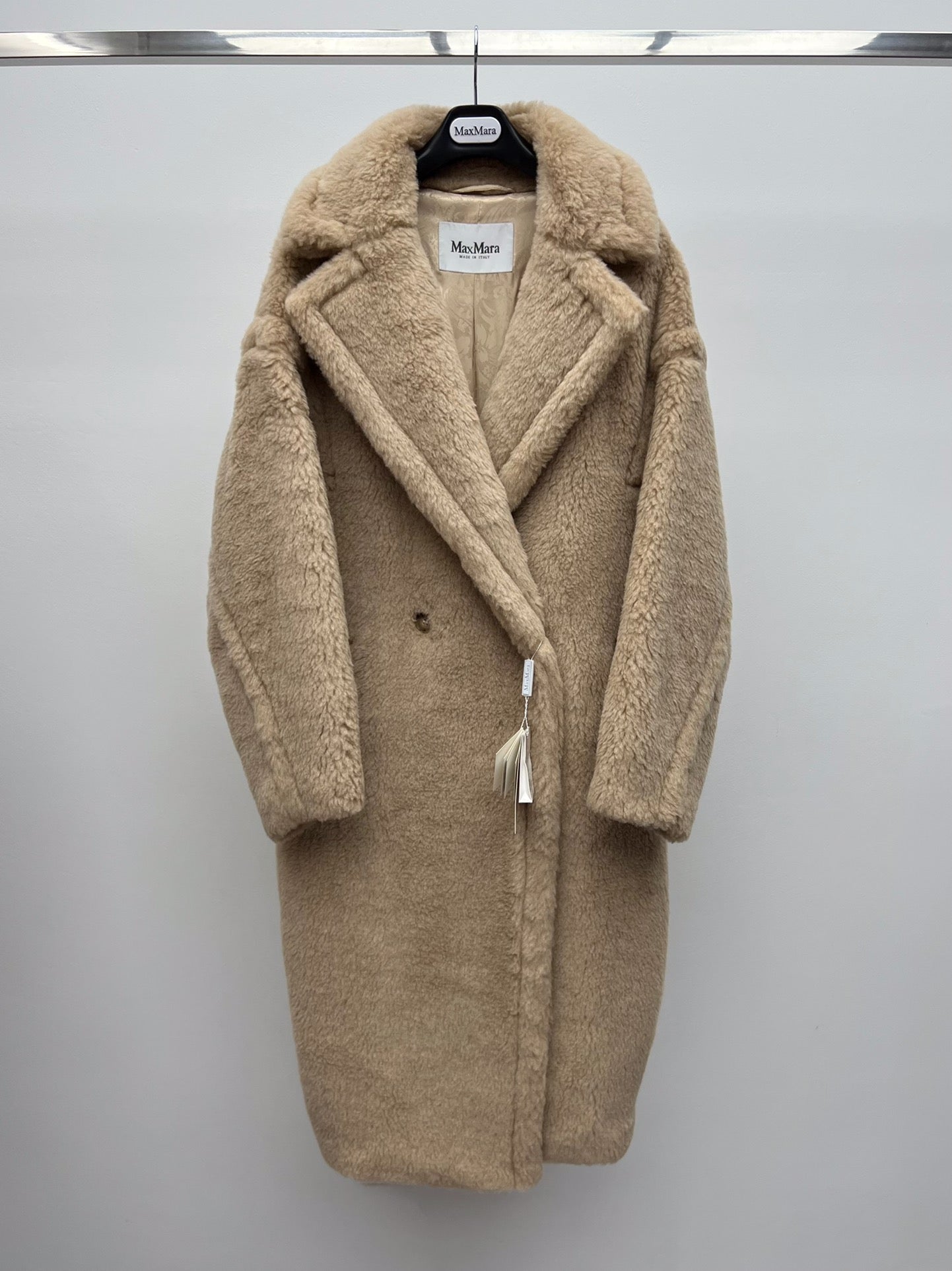Women’s Max Mara Style Long Teddy Bear Coat – Style 114