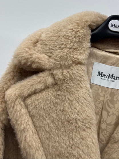Women’s Max Mara Style Long Teddy Bear Coat – Style 114