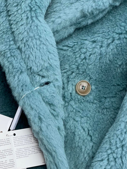 Women’s Max Mara Style Long Teddy Bear Coat – Style 115