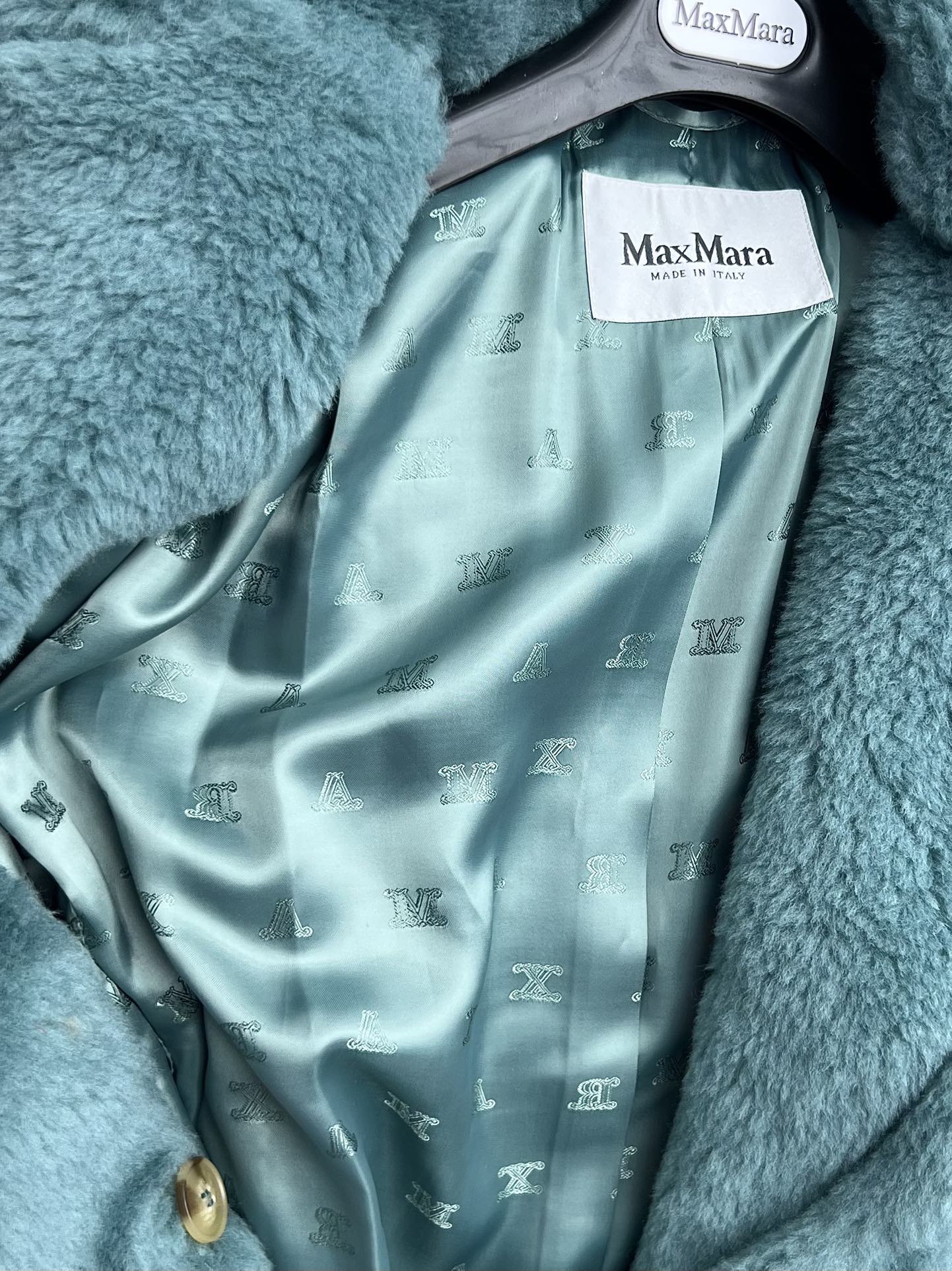 Women’s Max Mara Style Long Teddy Bear Coat – Style 115