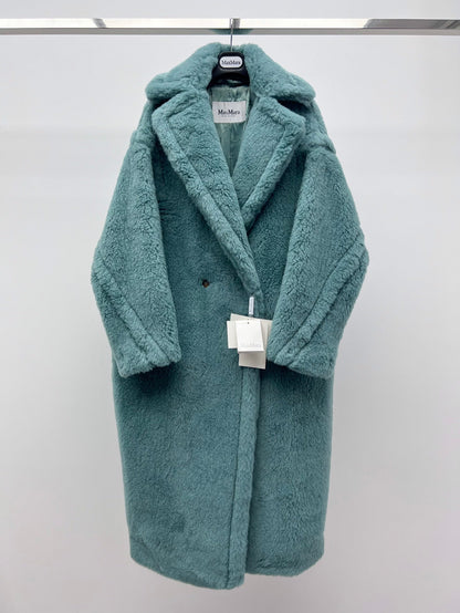 Women’s Max Mara Style Long Teddy Bear Coat – Style 115