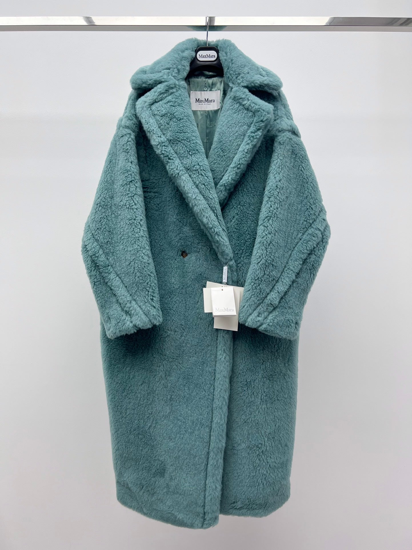 Women’s Max Mara Style Long Teddy Bear Coat – Style 115