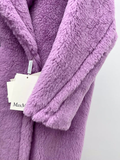 Women’s Max Mara Style Long Teddy Bear Coat – Style 116