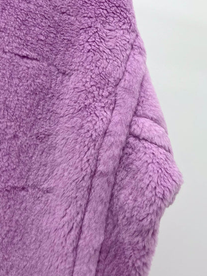 Women’s Max Mara Style Long Teddy Bear Coat – Style 116