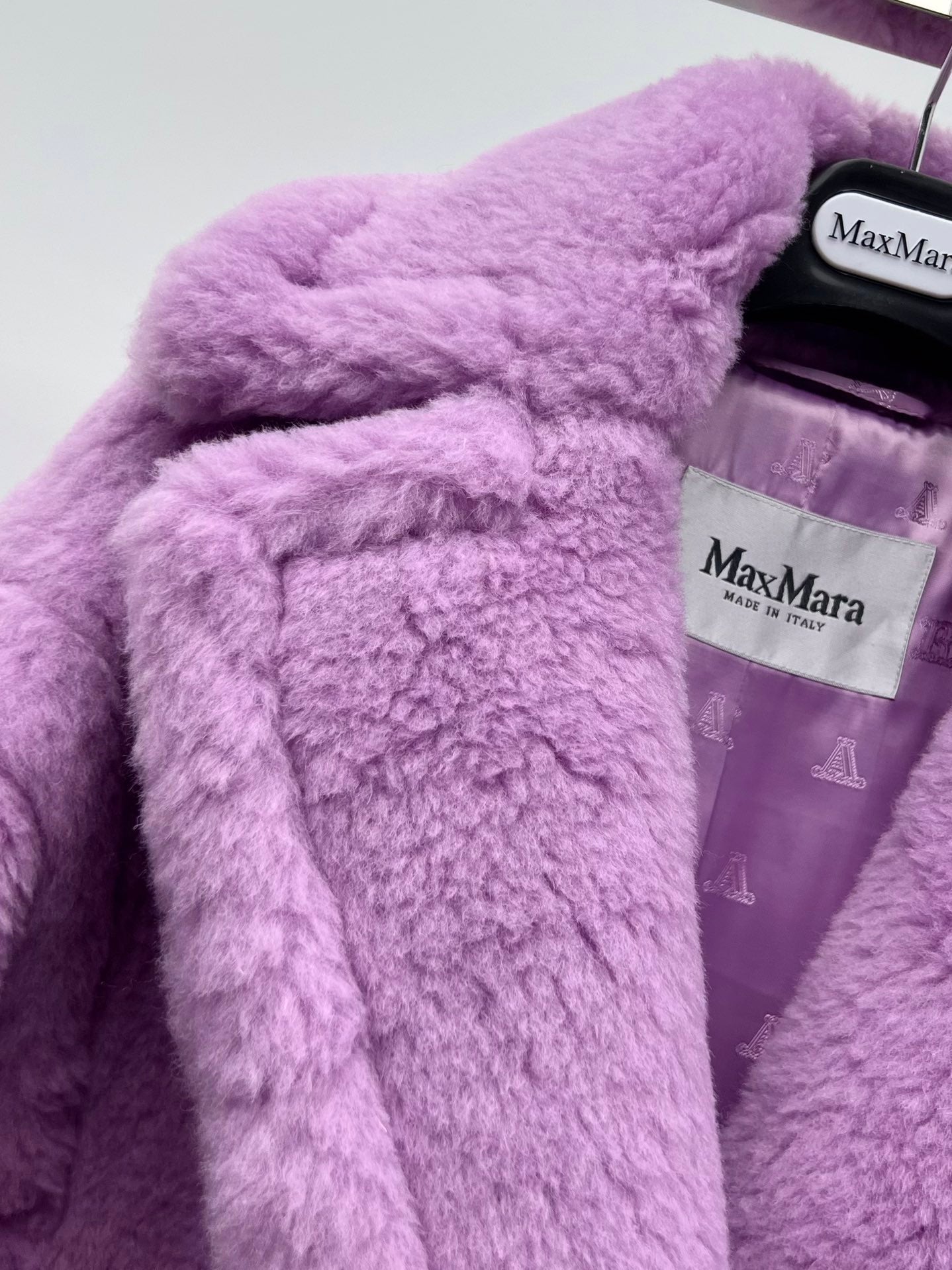 Women’s Max Mara Style Long Teddy Bear Coat – Style 116