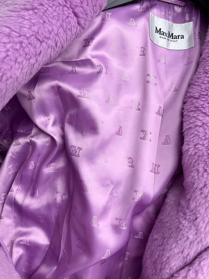 Women’s Max Mara Style Long Teddy Bear Coat – Style 116