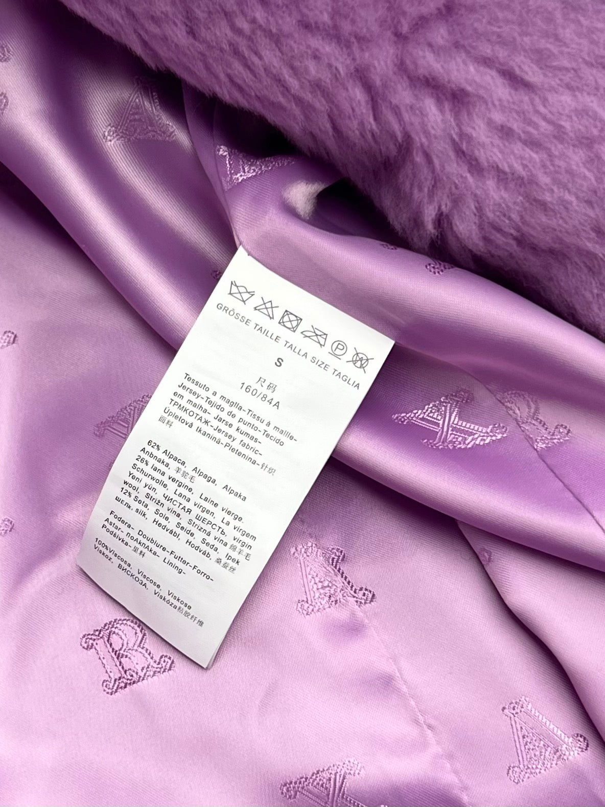 Women’s Max Mara Style Long Teddy Bear Coat – Style 116